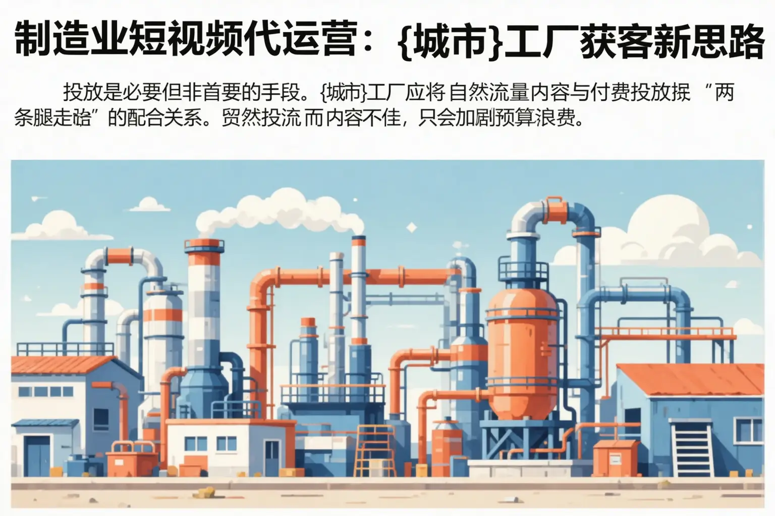 制造业短视频代运营：拉孜工厂获客新思路